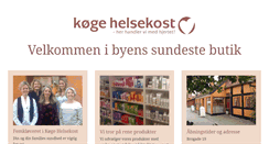 Desktop Screenshot of koegehelsekost.dk